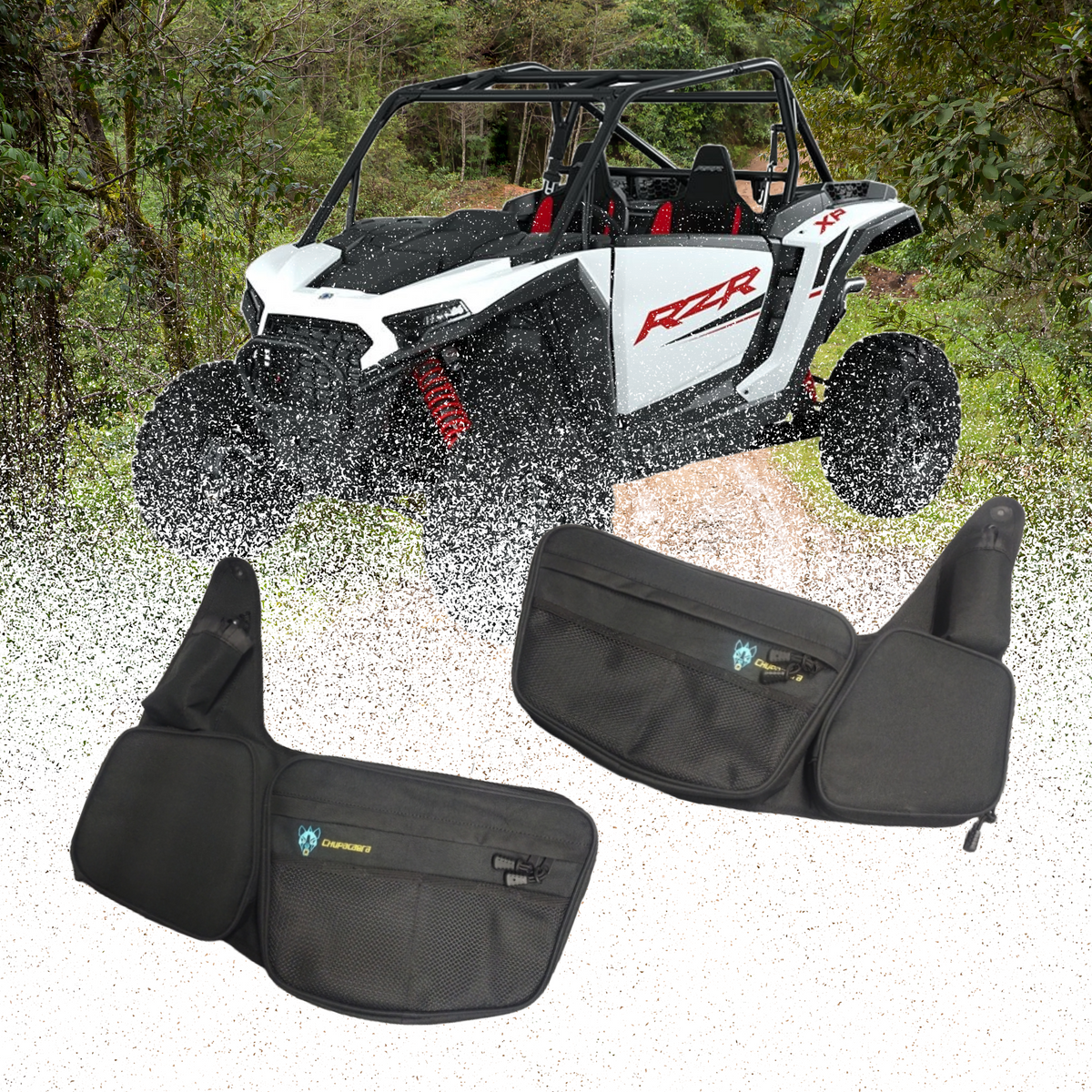 2024+ RZR XP 1000 Front Door Bags Driver and Passenger Side 2024+ RZR XP 1000 Front Door Bags Driver and Passenger Side