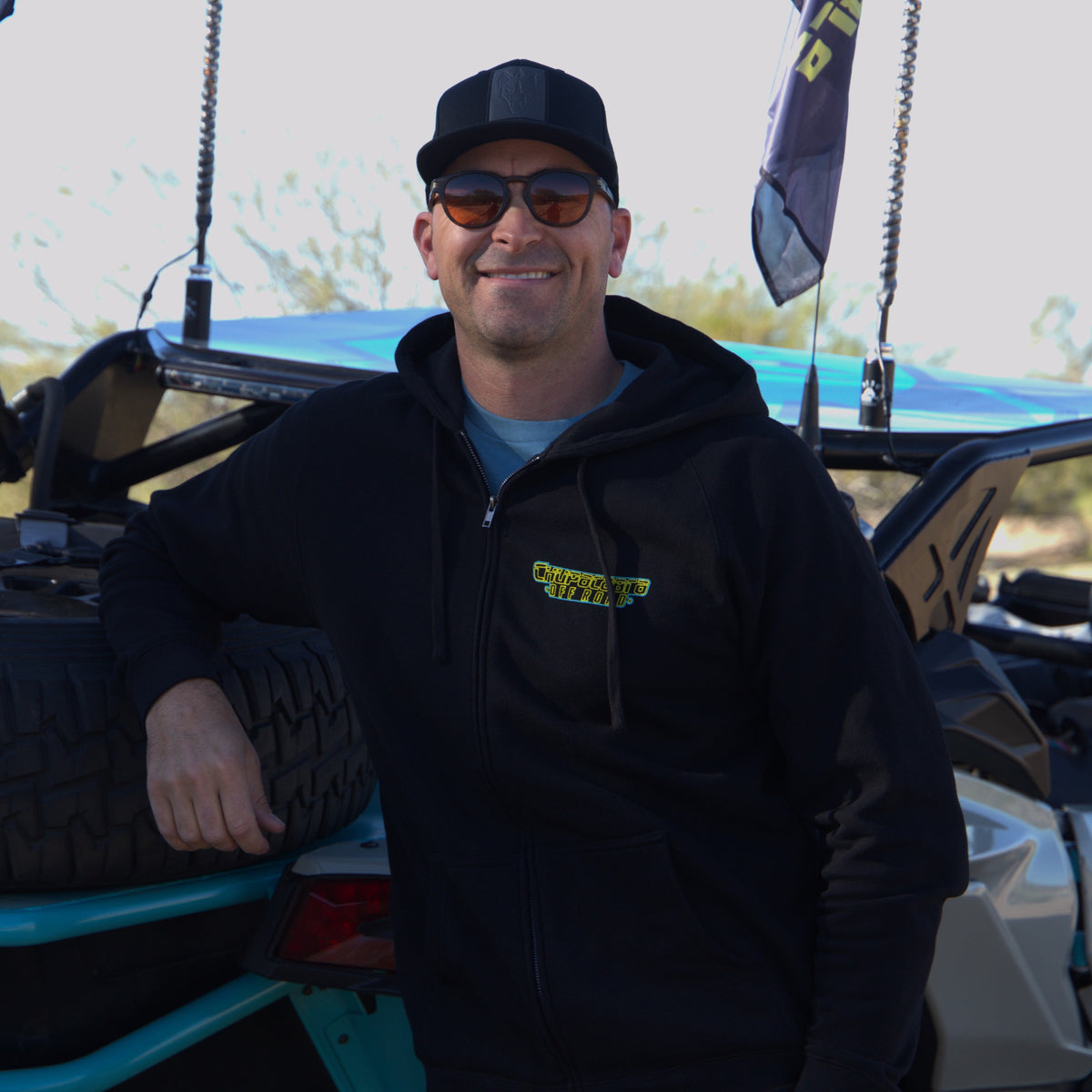 Premium Neon Lazer Zip Hoody Black – Chupacabra Offroad