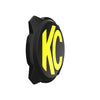6" PRO6 GRAVITY® LIGHT COVER - BLACK / YELLOW KC LOGO