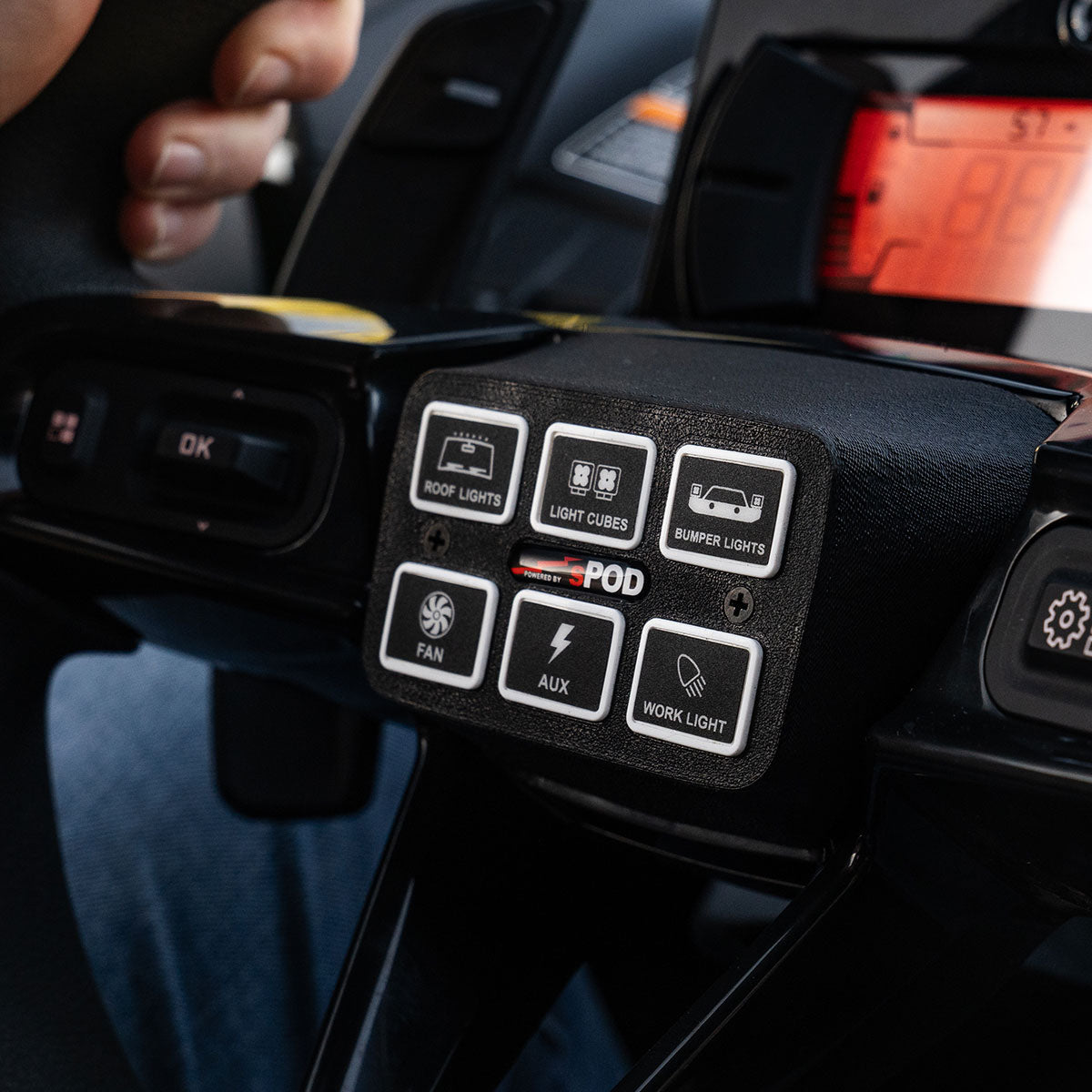 S-POD Can-Am, Maverick R, Mini6 Steering Wheel Mount Kit