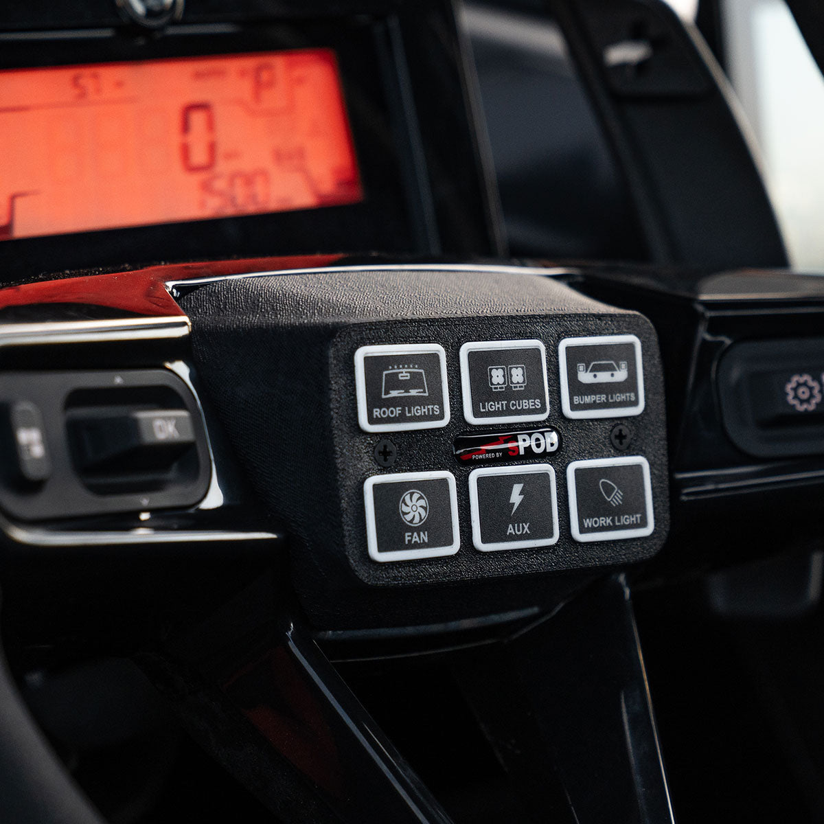 S-POD Can-Am, Maverick R, Mini6 Steering Wheel Mount Kit