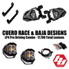 Cuero Race Mirror / Baja Designs LP4 Light Combo