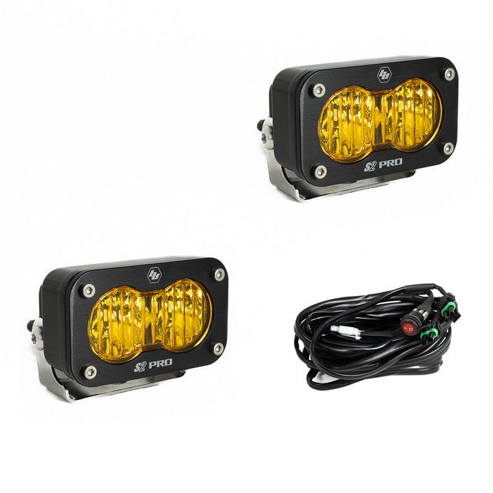 Baja Designs LEDライト ブラック2個セット Amazon.com: Baja Designs Squadron Sport Black LED Light Pods