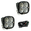 Baja Designs Squadron Pro Black LED Auxiliary Light Pod Pair