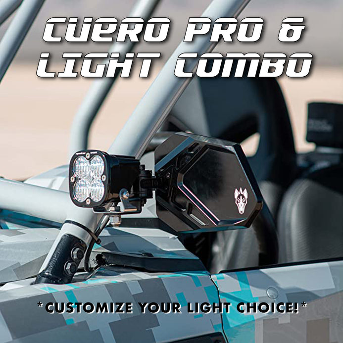 Cuero Pro Mirror Light Combo in Black – Chupacabra Offroad